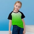 thumbnail image 4 of Plebaso T-Shirts de Mode pour Enfants Unisexe T-Shirts à Dégradé Col Rond Garçons Filles T-Shirts d'Été Hauts, 4 of 7