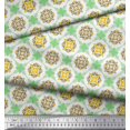 thumbnail image 3 of Soimoi Cotton Poplin Fabric Geometric & Flower Artistic Print Fabric by Yard 42 Inch Wide, 3 of 3