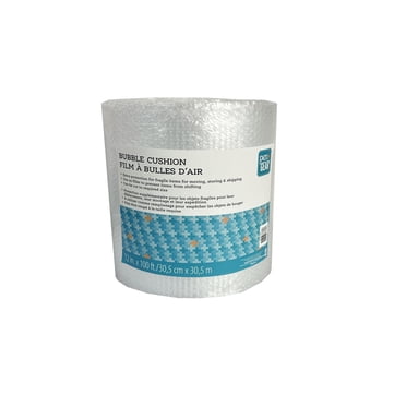 Pen + Gear Bubble Cushion Roll, 12 in x 100 ft, Small Bubbles, Clear, Perforated