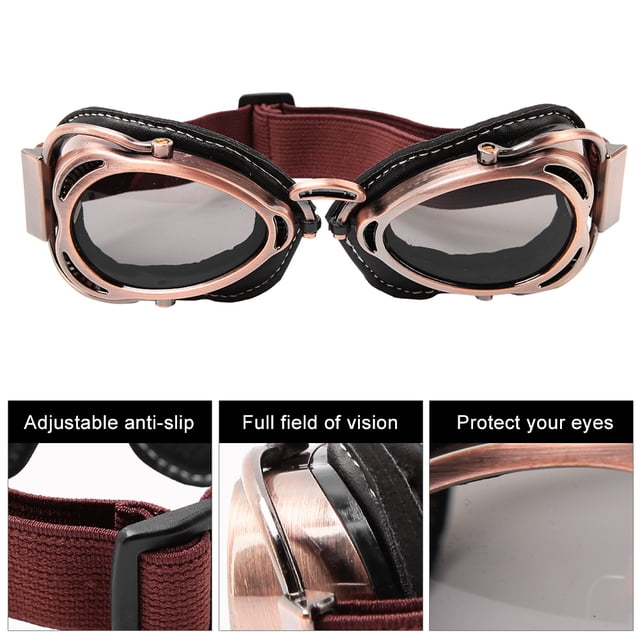 Lunettes de Moto, Lunettes de Résistance aux Rayures en Forme d'Arc Professionnelles Durables pour Moto