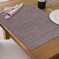 thumbnail image 3 of Woven Pvc Placemat With Lurex Red - Set of 12, 3 of 3