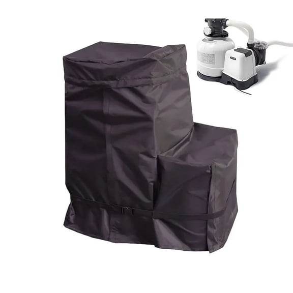Housse de Pompe de Piscine Imperméable en Oxford, Protection pour Pompes à Profil Haut/bas, Résistante à la Poussière et aux UV, Usage Extérieur Toutes Saisons