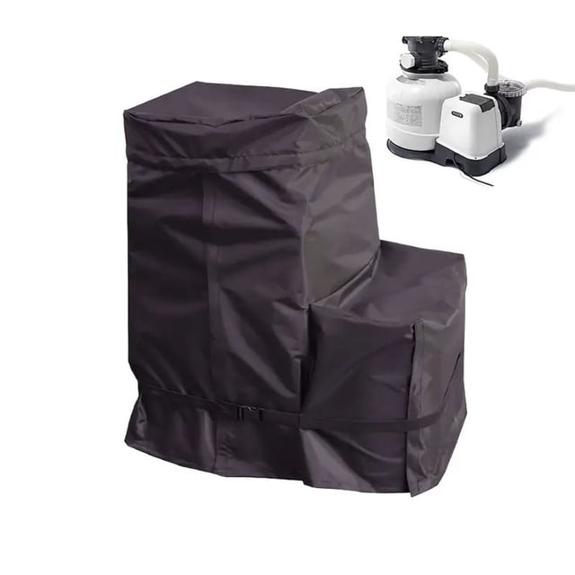 Todaioua Pool Pump Cover Waterproof Oxford, Outdoor Water Pump Cover, High Low Profile Pump Protector, Dust Proof Sun Protection, Swimming Pool Pump Enclosure, Easy Installation Filter Pump Cover
