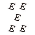 thumbnail image 1 of relayinert Durable And Rustproof Metal House Number Plaque Impeccable Door Decoration Easy To Install Metal Letters House Numbers B17--E 5Set, 1 of 6