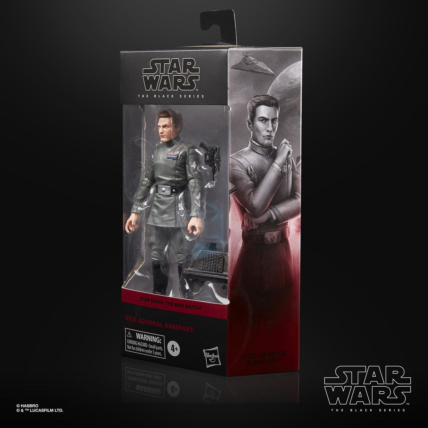 Star Wars The Black Series Vice Admiral Rampart Toy 6-Inch-Scale Star Wars: The Bad Batch Collectible Action Figure for Kids Ages 4 and Up