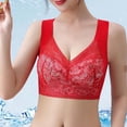 thumbnail image 1 of Lingerie for Women Oversized Thin Lingerie with A Large Chest and No Steel Ring Sports Bra Gathered Sagging and Beautiful Back Daily Bra Rings for Women Sizes : M-4XL, 1 of 8