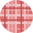 thumbnail image 1 of Ahgly Tapis Rond Lavable en Machine Intérieur Transitionnel Rose Pastel, 7 Pieds Rond, 1 of 7