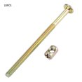 thumbnail image 1 of Nutand Screw,10pcs High Quality Carbon Flat Screw Hex Flat Head Screw User-Friendly Design, 1 of 10