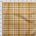 thumbnail image 4 of oneOone Viscose Jersey Orange Fabric Check Sewing Craft Projects Fabric Prints By Yard 60 Inch Wide, 4 of 4