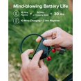 thumbnail image 2 of SUUNTO Wing Casque à Conduction Osseuse, Casque Sport Sans Fil Bluetooth avec Contrôle de Mouvement de la Tête, Micro HD Intégré, Résistant à la Transpiration IP67, Lumières de Sécurité, 10H d'Autonomie et 20H avec Support de Charge, Rouge, 2 of 5