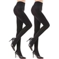 thumbnail image 1 of G&Y 2 Paires de Collants Semi-Opaques pour Femmes - Collants en Microfibre 70D à Taille Gainante, 1 of 7