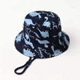 thumbnail image 2 of RKSTN Toddler Sun Hat Summer Baby Breathable Cartoon Dinosaur Print Bucket Hat, 2 of 4