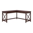 thumbnail image 1 of Bush Furniture Key West 60W L Shaped Desk in Bing, 1 of 7