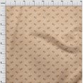 thumbnail image 4 of oneOone Silk Tabby Orange Fabric Ocean Wave Sewing Material Print Fabric By The Yard 42 Inch Wide, 4 of 4