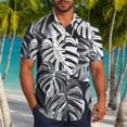 thumbnail image 2 of Pisexur T-shirts pour Hommes, Mode Décontractée Imprimée avec Poche, Boutons, Manches Courtes, Col Rabattu, Chemise de Golf Bleue, 5TG, 2 of 7
