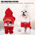 thumbnail image 2 of Warm Soft Durable  Pet Christmas Costume, Pet Clothes, Convenient Exquisite For Daily Wearing Dogs, 2 of 8