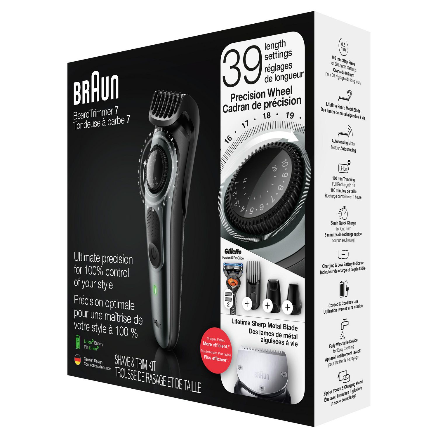 Braun Styler BT7240 Beard Trimmer and hair clipper