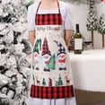 thumbnail image 2 of Kitchen Apron Sleeve 1Pcs Christmas Apron Funny Cartoon Apron Style Christmas Santa Snowman Christmas Dinner Party Cooking Baking Barbecue Crafting House Cleaning Kitchen, Kitchen Apron Sleeve, 2 of 6