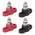 thumbnail image 3 of Blocs de Jonction de Batterie 4Pcs 12V 24V Noir Rouge Sécurisé, 3 of 8