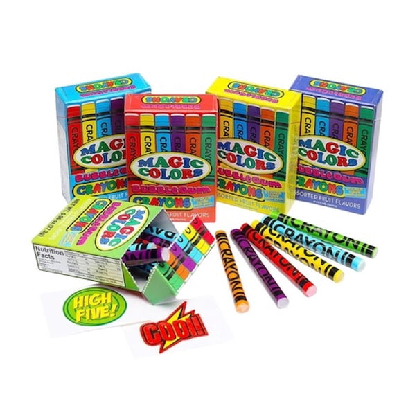 Craies de Cire de Gomme Balloune Couleurs Magiques 27,2 g