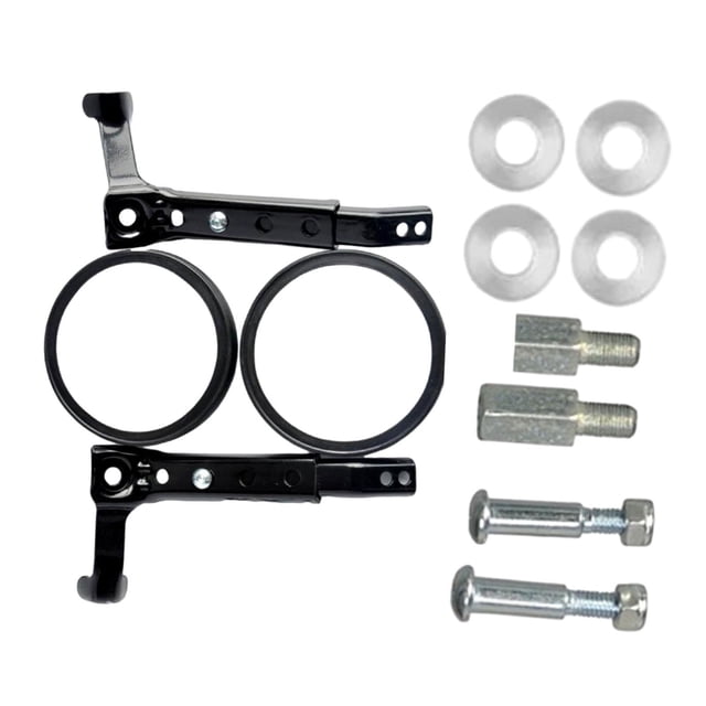 Siruishop Children Mountain Bike Training Wheel Compatible Training Wheels for Cycling Black Rod