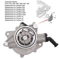 thumbnail image 4 of Vacuum Pump, OEM Standard Stable Braking Power 9818781980 Mechanical Long Lasting Precise High Strength  for C3 C4 C5, 4 of 7