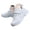 Blanc, variante sur dmqupv Chaussures de Course pour Bébé Garçon Chaussures Athlétiques à la Mode et Polyvalentes pour Filles et Chaussures de Course pour Garçons avec Empeignes Respirantes en Cuir et en Maille Noir, Taille US 3.5