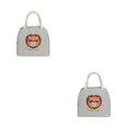 thumbnail image 3 of Transemion Stay Organized With Large Capacity For Home Or Office Large Capacity Design Lunch Bags For Women Bag grey 1 2Set, 3 of 6