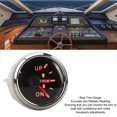 thumbnail image 3 of 52MM Bateau Jauge de Compensation, DC9-32V Bateau en Acier Inoxydable Trim Balance Jauge Mètre, Précision de Lecture Jauge de Compensation Marine avec 7 Rétro-Éclairage de Couleur, Jauges Marines pour Yachts,, 3 of 8