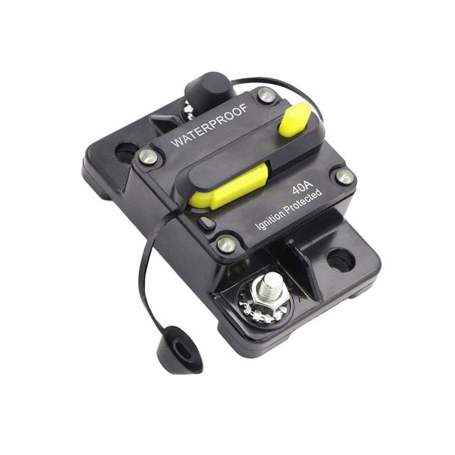 Disjoncteur 30-300 AMP Étanche IP67 12V-48V Réinitialisation Manuelle Fusible de Déconnexion 60 AMP 40A