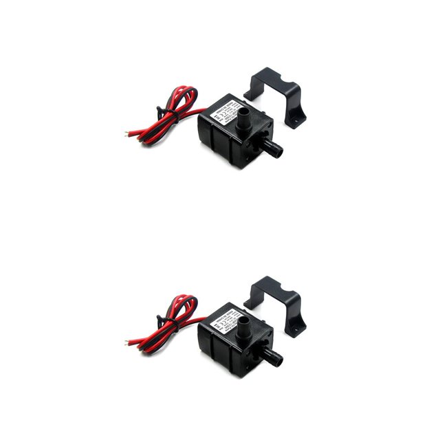 relayinert DC 12V Water Cooling Pump Waterproof Brushless Pumps Modification Type 1 2Set