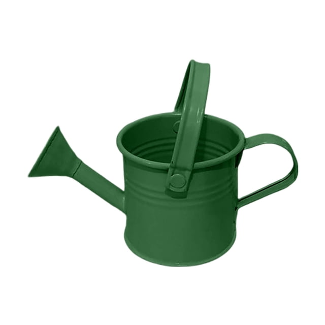 WIFKLSIIPG Galvanized Shower Bucket Tinplate Kettle Small Flower Pot Suitable for Indoor and Outdoor