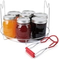 thumbnail image 2 of Ensemble de Lève-Bocal Antidérapant Sécuritaire Résistant à la Chaleur Robuste Lève-Bocal Résistance Pinces de Mise en Conserve Anti-Brûlure Contrôle Sans Effort Fournitures pour Canettes Accessoires de Cuisine, 2 of 8