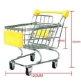 thumbnail image 3 of Milaget Chariot de Courses Supermarché Chariot à Main avec Siège Roues Roulantes Enfants Jaune, 3 of 9