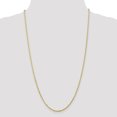 thumbnail image 2 of 10K Yellow Gold 2.0mm Diamond Cut Extra-Lite Rope Chain, 2 of 5