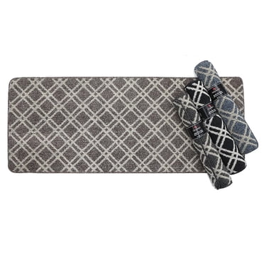 IH Casa Decor Diamond Tufted Floor Mat Asstd 2' X 5' - Set of 4