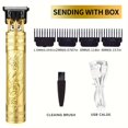 thumbnail image 1 of HLONK Men‘S Hair Clipper Charging Razor Adult Electric Retro Electric Clipper for Home Use USB Charging Hair Clipper for Man Beard Trimmer Face Hair Trimmer for Boyfriend and Husband, 1 of 7