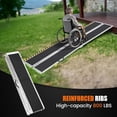 thumbnail image 2 of 7FT Folding Wheelchair Ramp 800LBS Aluminum Portable Non-Slip Ramp for Stairs Cars Doorways Scooters and Home Mobility Access, 2 of 8
