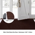 thumbnail image 2 of ANTPOP Runner Rug Outdoor Carpet Runners Hallway Non-Slip Rubberback Area Rugs Indoor Entrance Mat for Entryway Kitchen, 4'x4', Dark Brown, 2 of 7