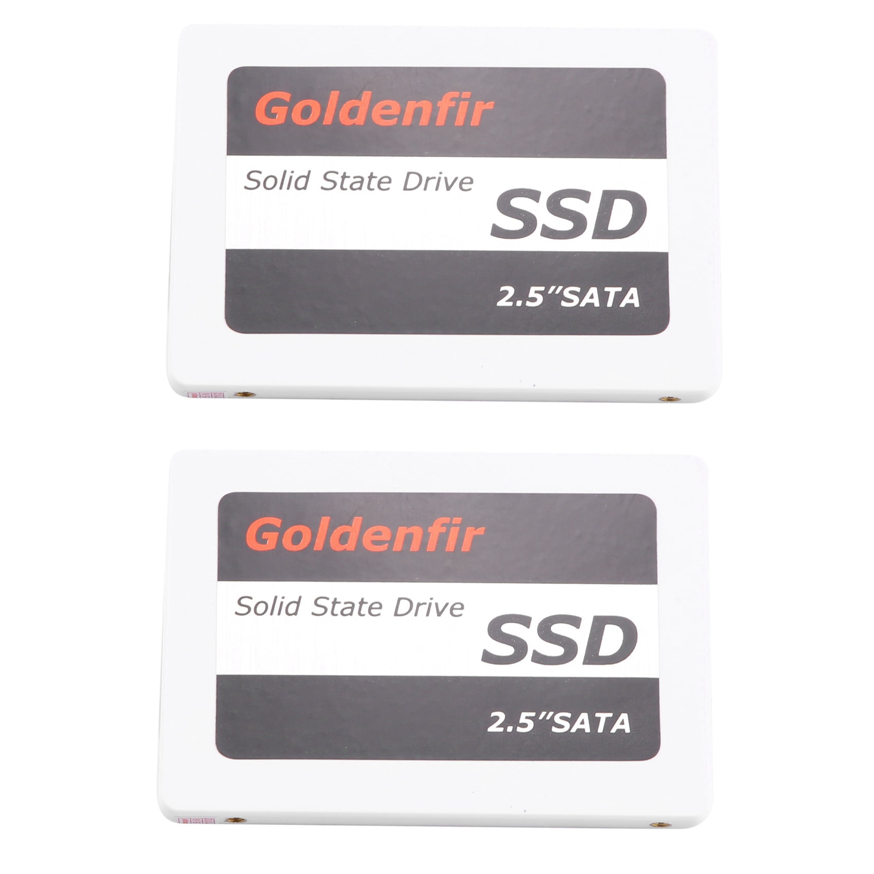 2X Goldenfir SSD 120GB SSD 2.5 Hard Drive Disk Disc Solid State Disks 2.5inch Internal SSD,2 x 2.5inch Hard Drive Disk Disc,White