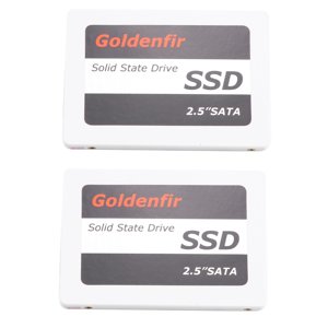 2X Sapin d'or SSD 120GB SSD 2.5 Disque dur Disque disque Disques d'état solide 2.5inch Interne SSD,2 x 2.5inch Disque disque dur, blanc