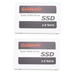 2X Goldenfir SSD 120GB SSD 2.5 Hard Drive Disk Disc Solid State Disks 2.5inch Internal SSD,2 x 2.5inch Hard Drive Disk Disc,White