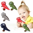 thumbnail image 3 of Blue Adorable Standing Dinosaur Plush Toy, Soft Stuffed Animal For Kids Room Decor, Cuddly Friend For Playtime And Display, 3 of 5