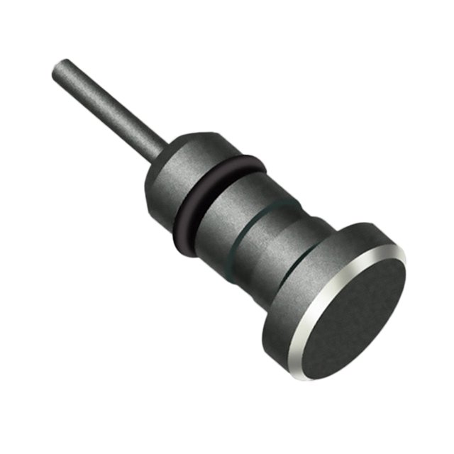 Universal Aluminium Alloy 3.5mm Audio Earphone Dust Plug Phone Dustproof Cap Stopper Sim Card Tray Eject Pin Workhe