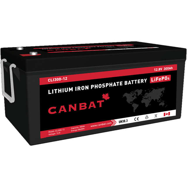Batterie au Lithium 12V 300Ah (LiFePO4)