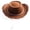 Brown, variant on Cowboy Hat Props 1PC Dress Up Decorate Party Holiday Cowboy Hat Baseball Cap