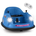 thumbnail image 1 of Gymax 12V Electric Kids Ride on Bumper Car Battery Powered Bumping Car w/ Remote Control Navy, 1 of 10