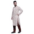 thumbnail image 2 of Atasi Kurta-Pyjama Long en Coton Imprimé pour Hommes, Kurta-Pyjama Décontracté de Designer, Vêtements, 2 of 5