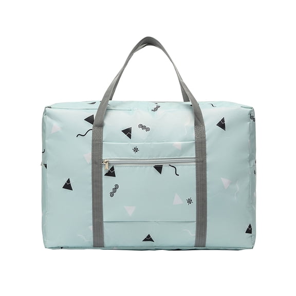 Sac de Voyage pour Femmes Capacité 25 L Pliable Léger 52 cm x 32 cm x 17 cm Bleu Foncé Gris Bleu