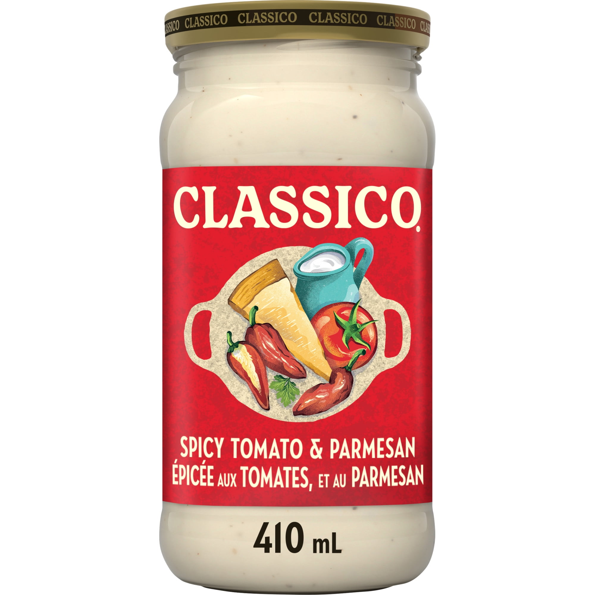 Sauce Pour Pâtes Épicées Aux Tomates Et Au Parmesan